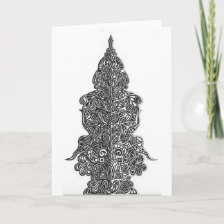 Tarjeta Diseño abstracto del espejo