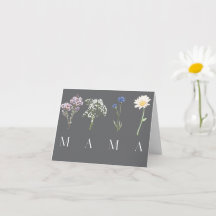 Diseño Botánico Elegante de Mamá para el Día de la