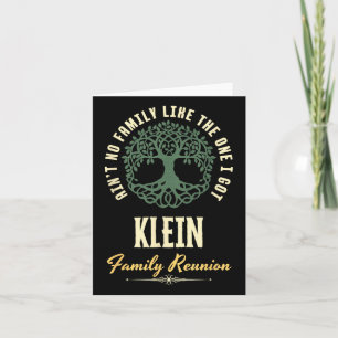 Tarjeta Diseño coincidente de Family Reunion 2025 - Klein