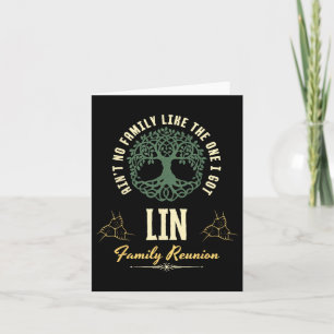 Tarjeta Diseño coincidente de Family Reunion 2025 - Lin