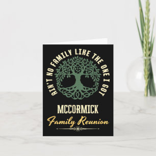 Tarjeta Diseño coincidente de Family Reunion 2025 - Mccorm