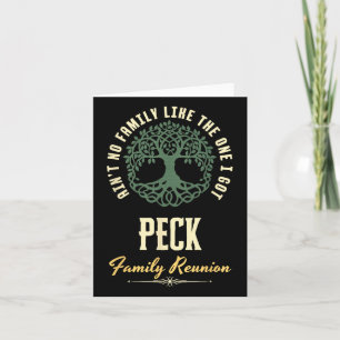 Tarjeta Diseño coincidente de Family Reunion 2025 - Peck