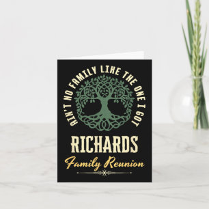 Tarjeta Diseño coincidente de Family Reunion 2025 - Richar