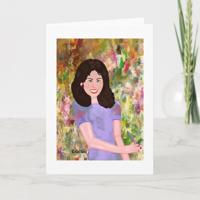 Tarjeta Diseño creativo de Bonjour Em LeeMarie (Anverso)