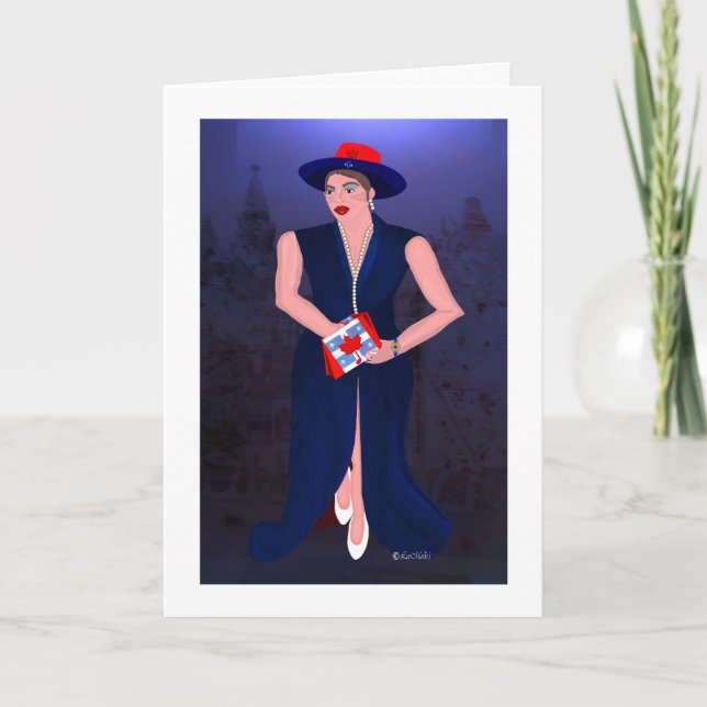 Tarjeta Diseño creativo de Quebecer LeeMarie en Canadá (Anverso)