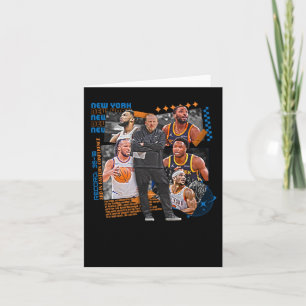 Tarjeta Diseño cuatripartito del equipo de baloncesto de N