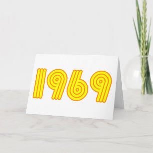 Tarjeta Diseño de 1969 (40 años)