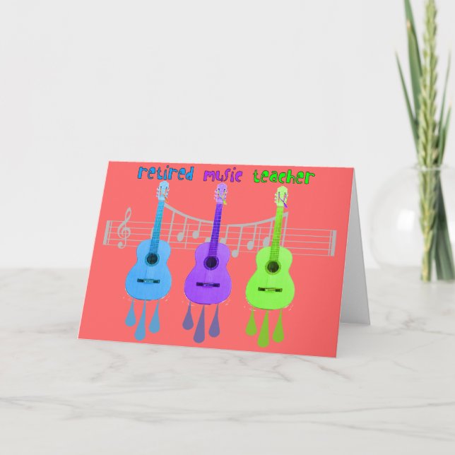 Tarjeta Diseño de 3 Guitars (Anverso)