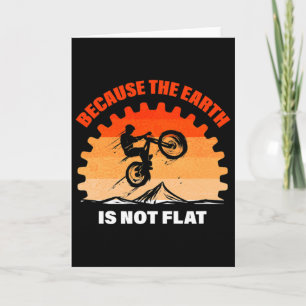 Tarjeta Diseño de amante del ciclismo de bicicleta de mont