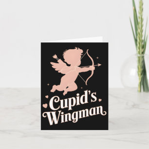 Tarjeta Diseño de ángel divertido del Día de San Valentín 