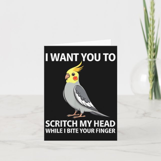 Tarjeta Diseño De Atiel Cute Para Hombres Mujeres Parakeet (Anverso)