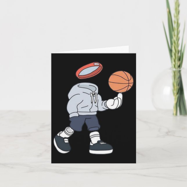 Tarjeta Diseño de baloncesto Baloncesto  (Anverso)
