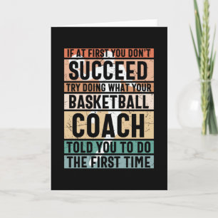 Tarjeta Diseño de Baloncesto Hermoso