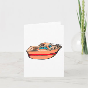 Tarjeta Diseño de barcos náuticos Nautical Ilustracion