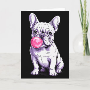 Tarjeta Diseño de Bulldog Francés para hombres y mujeres B