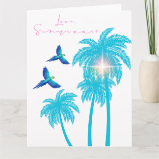 Tarjeta Diseño de Carta de Amor - Amor, Verano xxoo