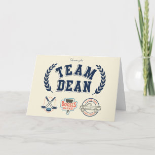 Tarjeta Diseño de Chicas de Team Dean Gilmore