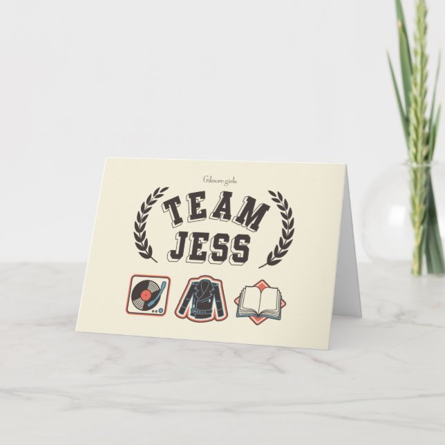 Tarjeta Diseño de Chicas de Team Jess Gilmore (Anverso)