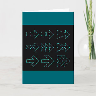 Tarjeta Diseño de circuito de flecha de tecnología futuris