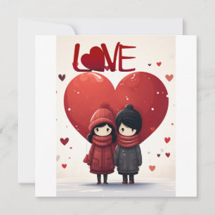 Tarjeta Diseño de cita de amor romántico Amor rosa elega