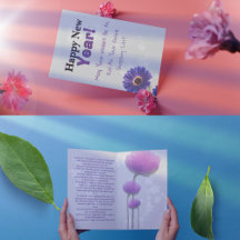 Diseño de cita de compras divertido Feliz Año Nuev