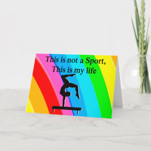 TARJETA DISEÑO DE CITA DE GIMNASTICAS INSPIRADORAS