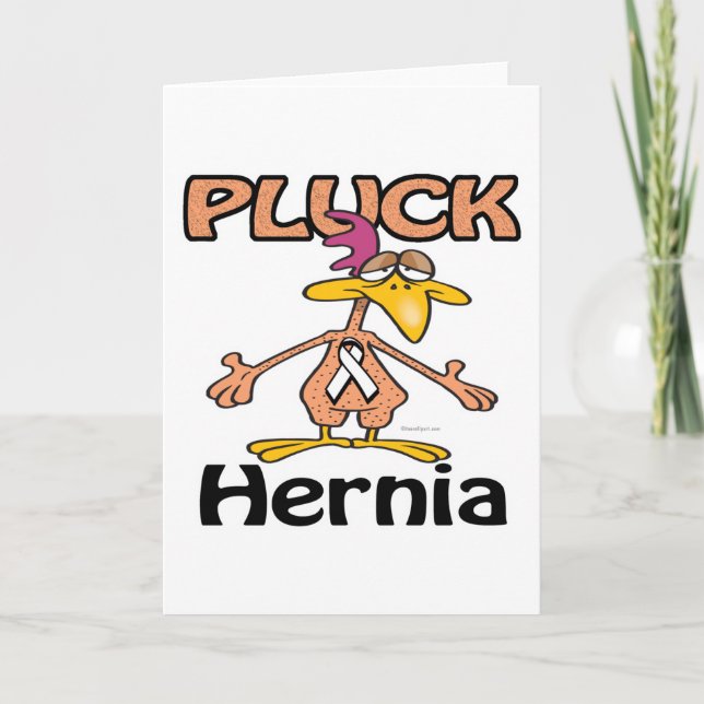 Tarjeta Diseño de conciencia de Pluck Hernia (Anverso)