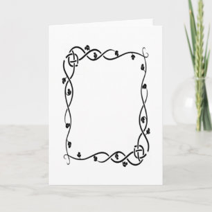 Tarjeta diseño de cuadros