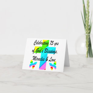 TARJETA DISEÑO DE CUMPLEAÑOS 75 PERSONALIZADO CON AMOR