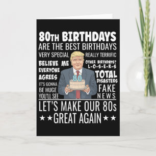 Tarjeta Diseño de cumpleaños 80 - Cumpleaños con cita dive