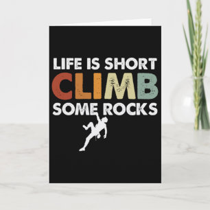 Tarjeta Diseño de escalada - Escalada en roca vintage