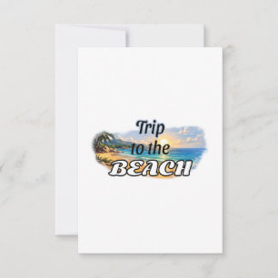Tarjeta Diseño de Escape de Puesta de Sol Tropical en la P