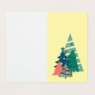 Tarjeta Diseño de Evergreens de vacaciones