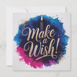 Tarjeta Diseño de Feliz Cumpleaños Neon