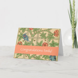 Tarjeta Diseño de fondo de escritorio clásico de William M