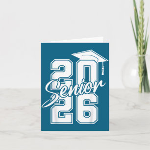 Tarjeta Diseño de graduación de secundaria de clase alta