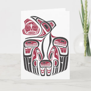 Tarjeta Diseño de Haida Raven