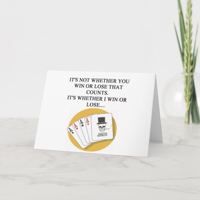 Tarjeta diseño de jugador de cartas puente de poker divert (Anverso)