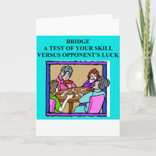 Tarjeta diseño de jugador de puente duplicado