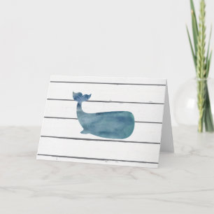 Tarjeta Diseño de la playa de Whats Rustic Shiplap