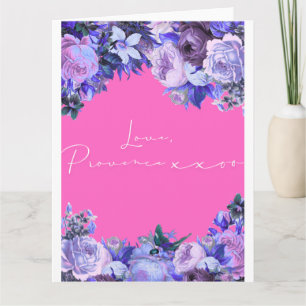 Tarjeta Diseño de letras de amor - amor, xxoo de Provenza