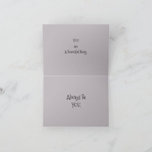 Tarjeta * Diseño de 'LiLy Pond', eres un ser bello,