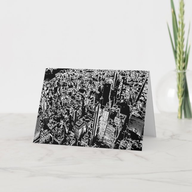 Tarjeta Diseño de Manhattan (Anverso)