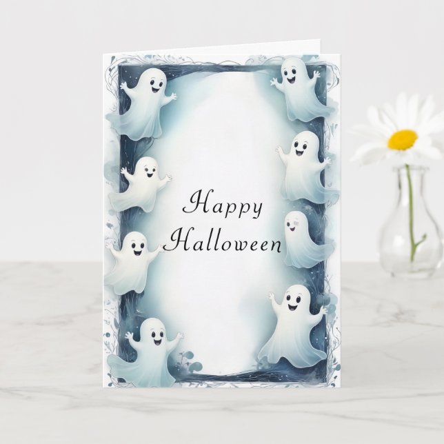 Tarjeta Diseño de marcos llamativos Frontera de Espíritus  (Planta pequeña)