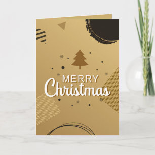 Tarjeta Diseño de Navidades modernos