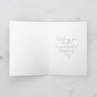 Tarjeta Diseño de pastel de boda Sr & Sra