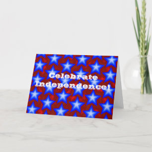 Tarjeta Diseño de patrones de estrellas