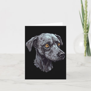 Tarjeta Diseño de perro zombie divertido Halloween 3