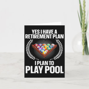 Tarjeta Diseño De Piscina Guay Para Hombres Mujeres Billia