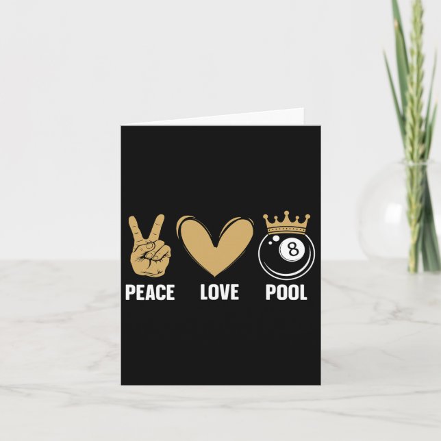 Tarjeta Diseño De Piscina Guay Para Hombres Mujeres Billia (Anverso)